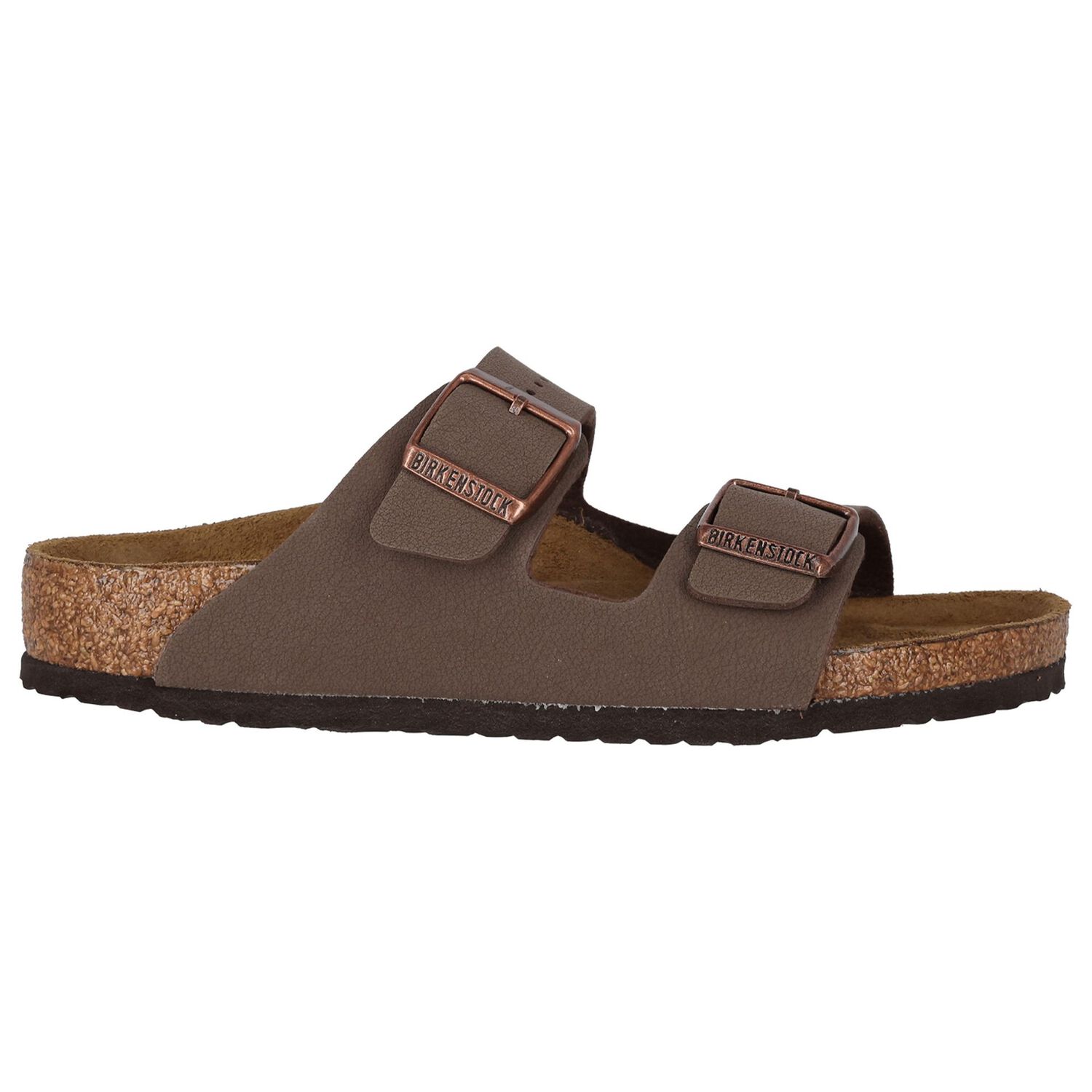 Brown Faux Leather Sandals, 1, hi-res image number null