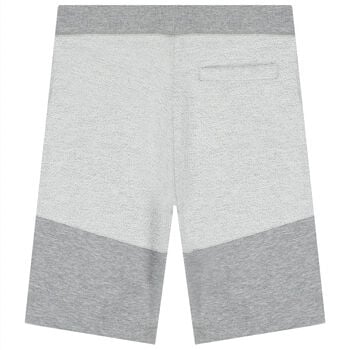 شورت بالشعار باللون الرمادى للاولاد 