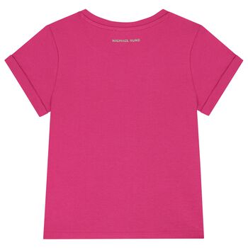 Girls Pink Logo T-Shirt
