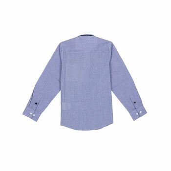 Boys Blue Stripe Shirt