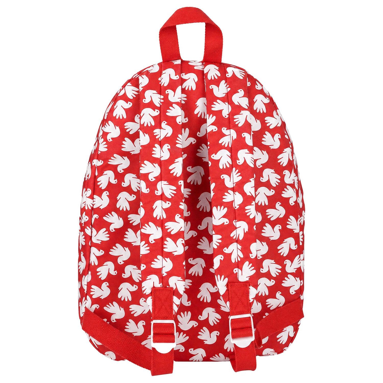 Girls Red & White Logo Dove Backpack ( 45cm ), 1, hi-res
