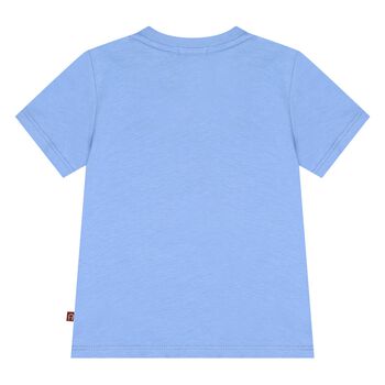 Younger Boys Blue Logo T-Shirt