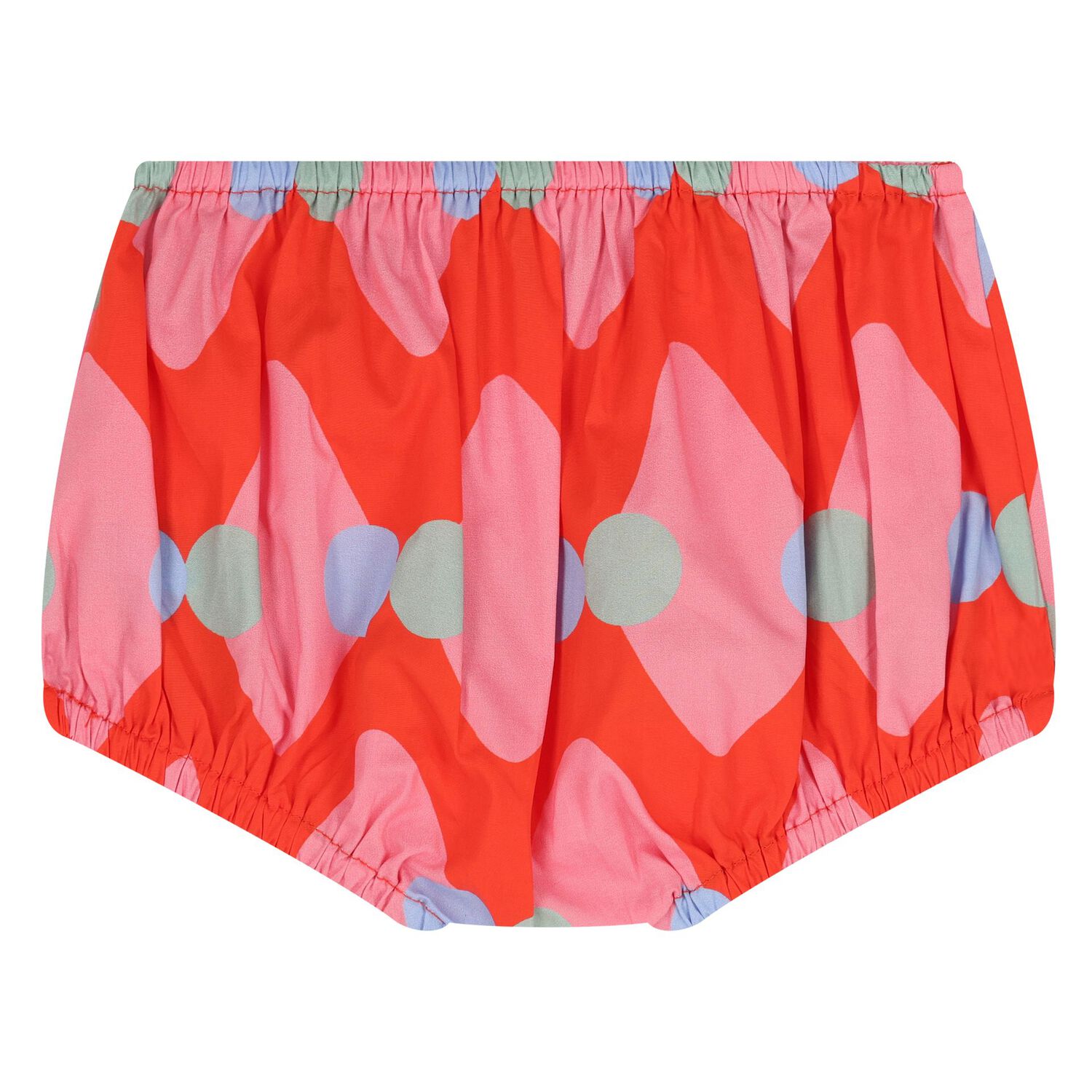 Younger Girls Red Diamond & Dot Dress Set, 1, hi-res