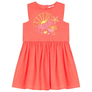 Girls Orange Dress
