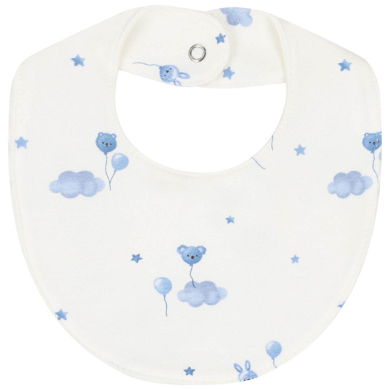 Baby Girls White & Blue Balloon Babygrow Gift Set, 2, hi-res