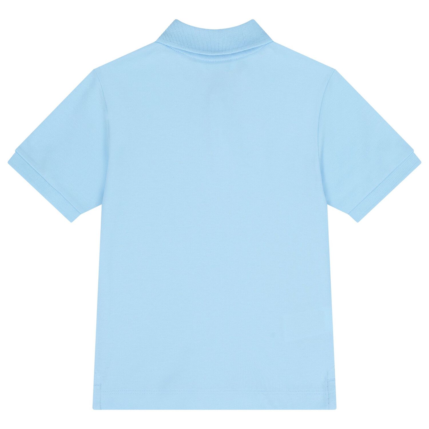 Boys Blue Logo Polo Shirt, 1, hi-res