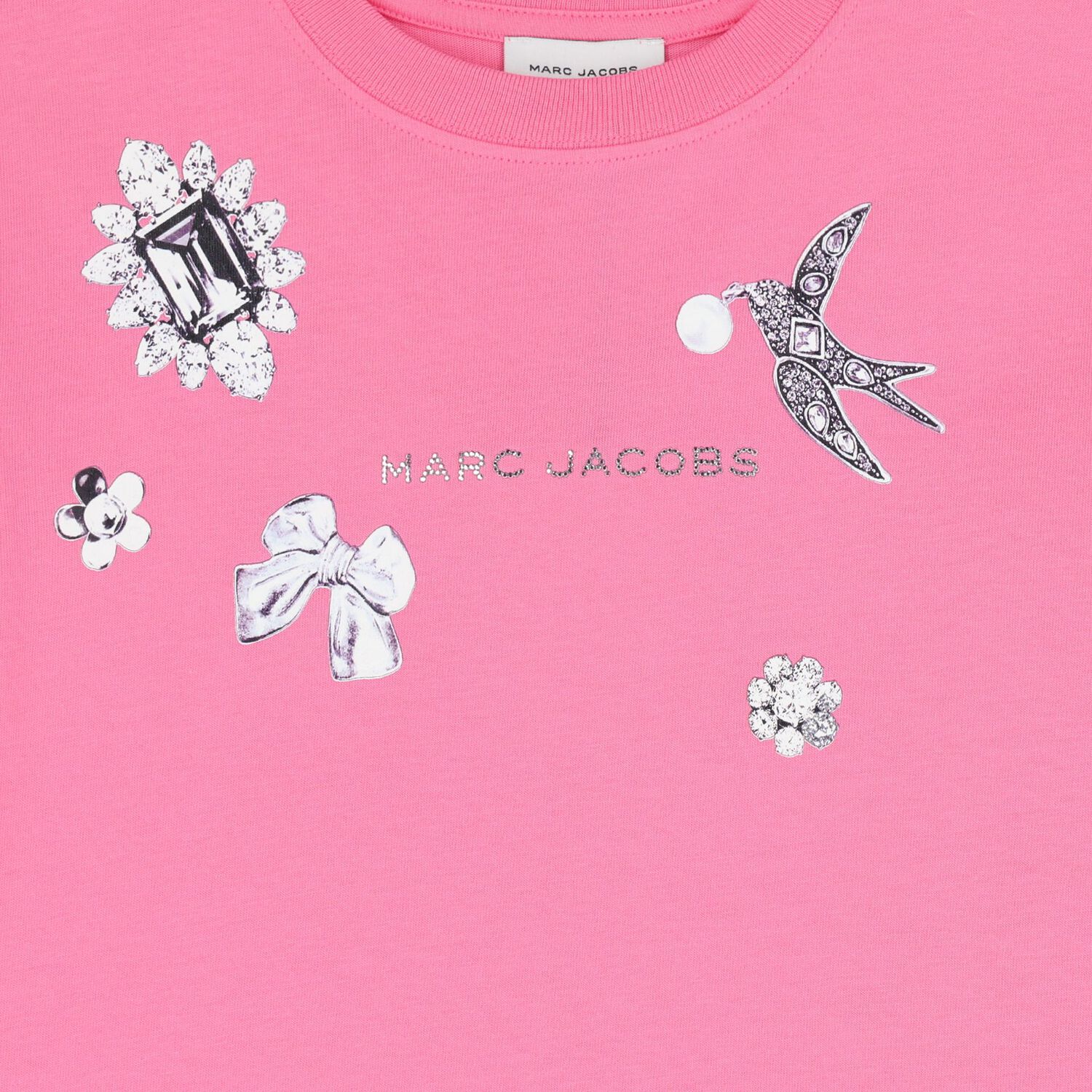 Girls Pink Logo T-Shirt, 1, hi-res