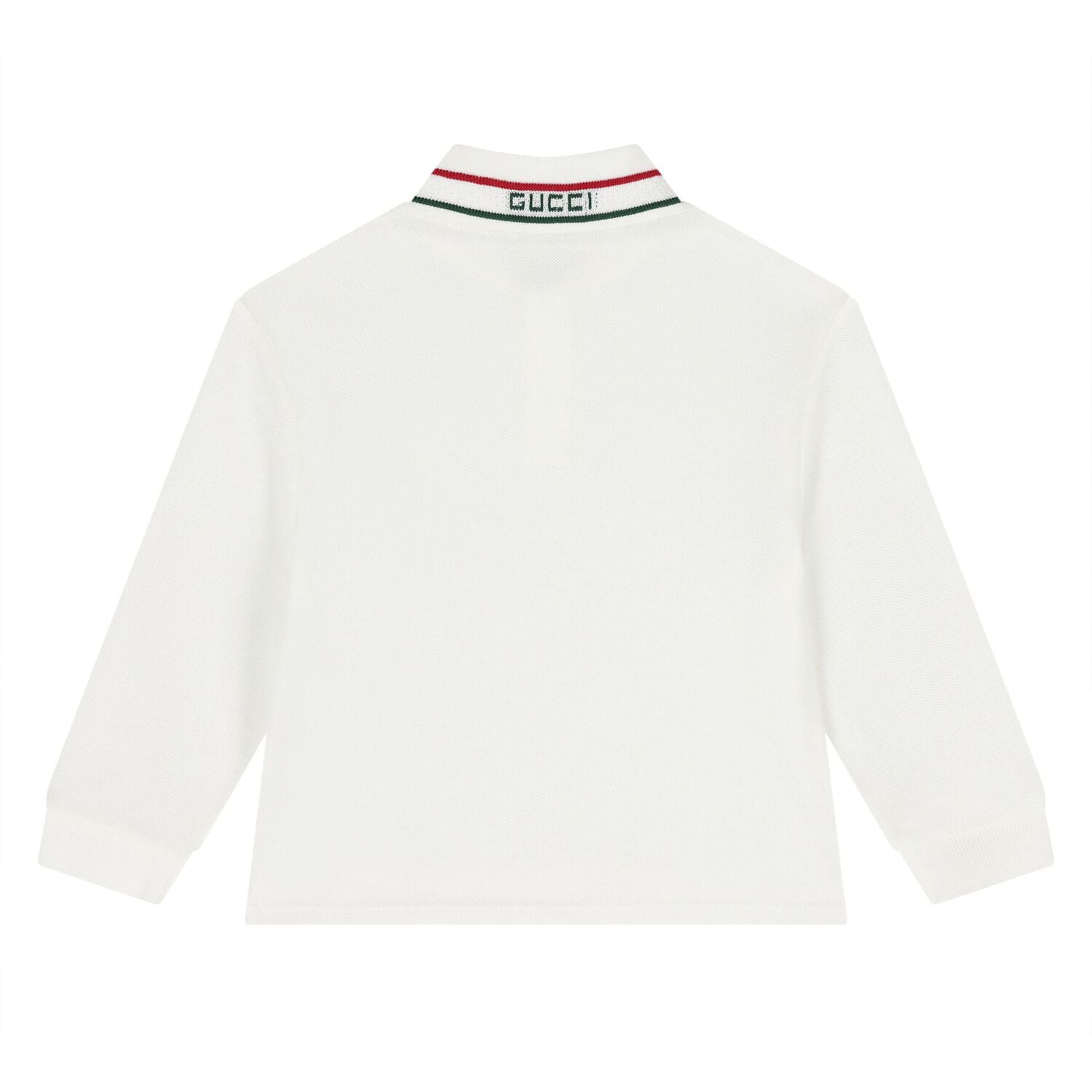 Younger Boys Ivory Logo Polo Shirt, 1, hi-res