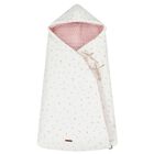 Baby Girls Ivory & Pink Hooded Reversible Nest, 1, hi-res