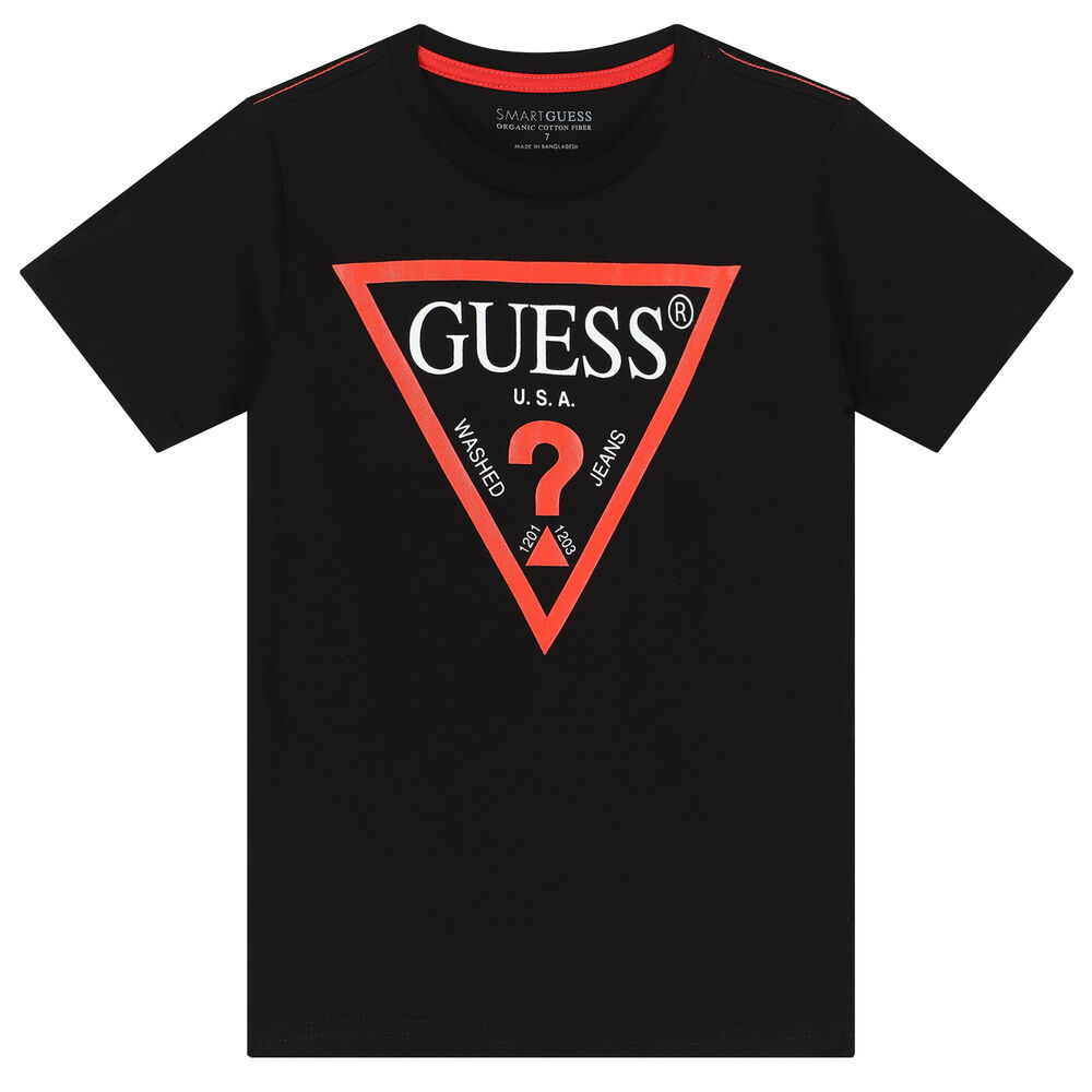 Guess black and red shirt clearance