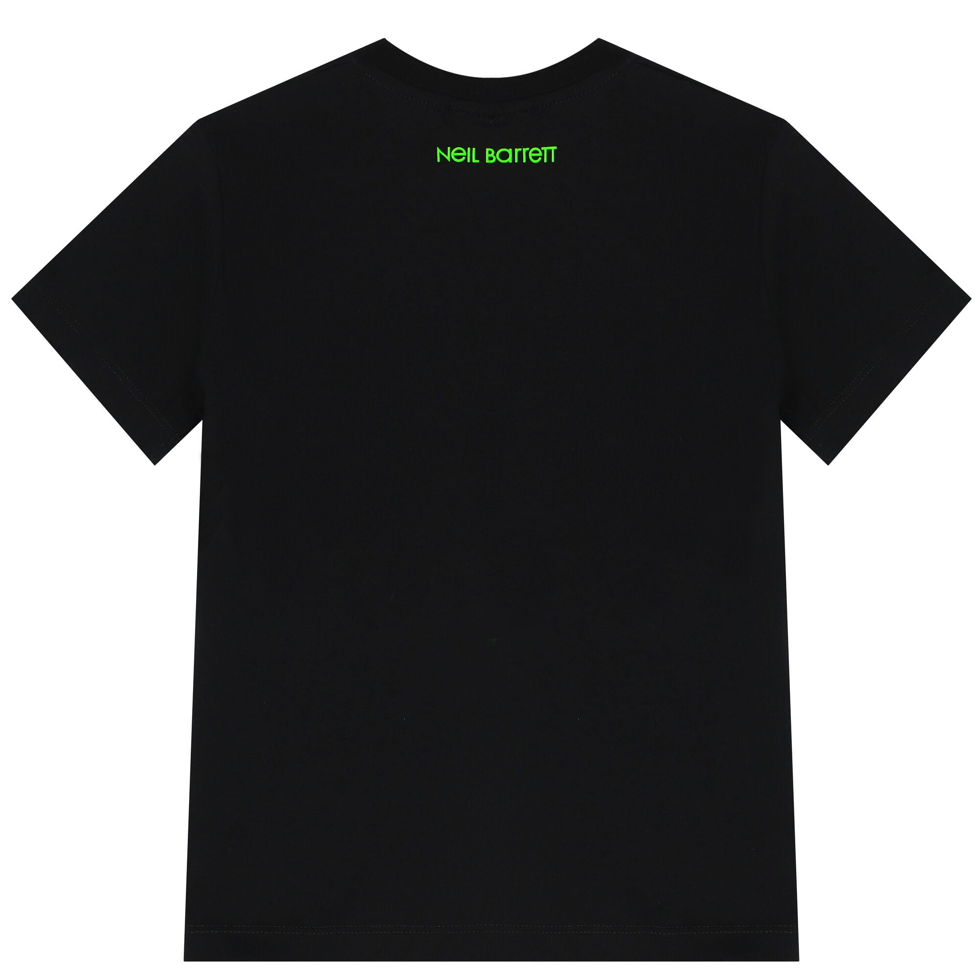 Neil Barrett Boys Black & Green Thunderbolt T-Shirt | Junior