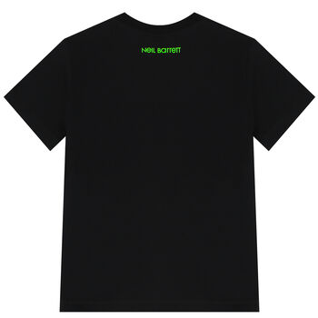 Boys Black & Green Thunderbolt T-Shirt