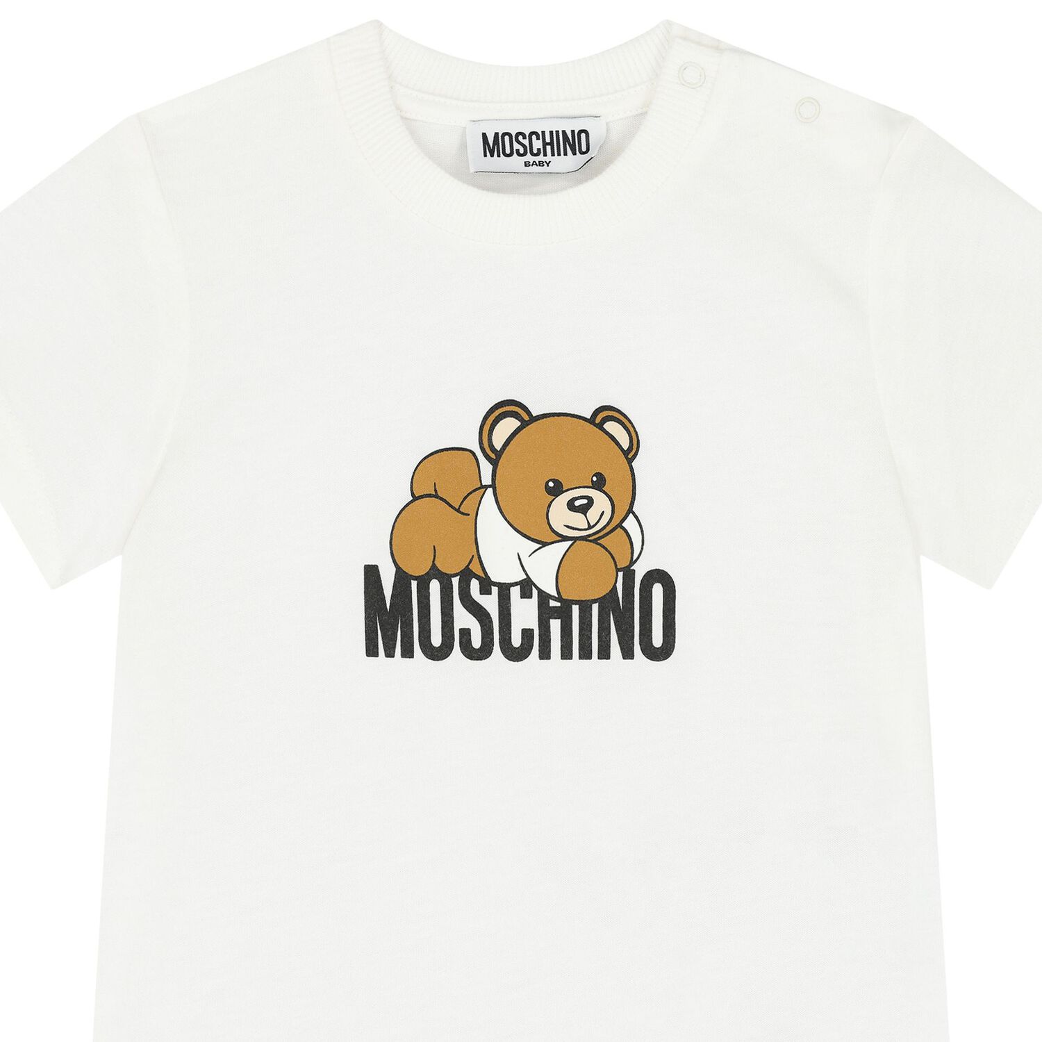Ivory Teddy Bear Logo T-Shirt, 1, hi-res