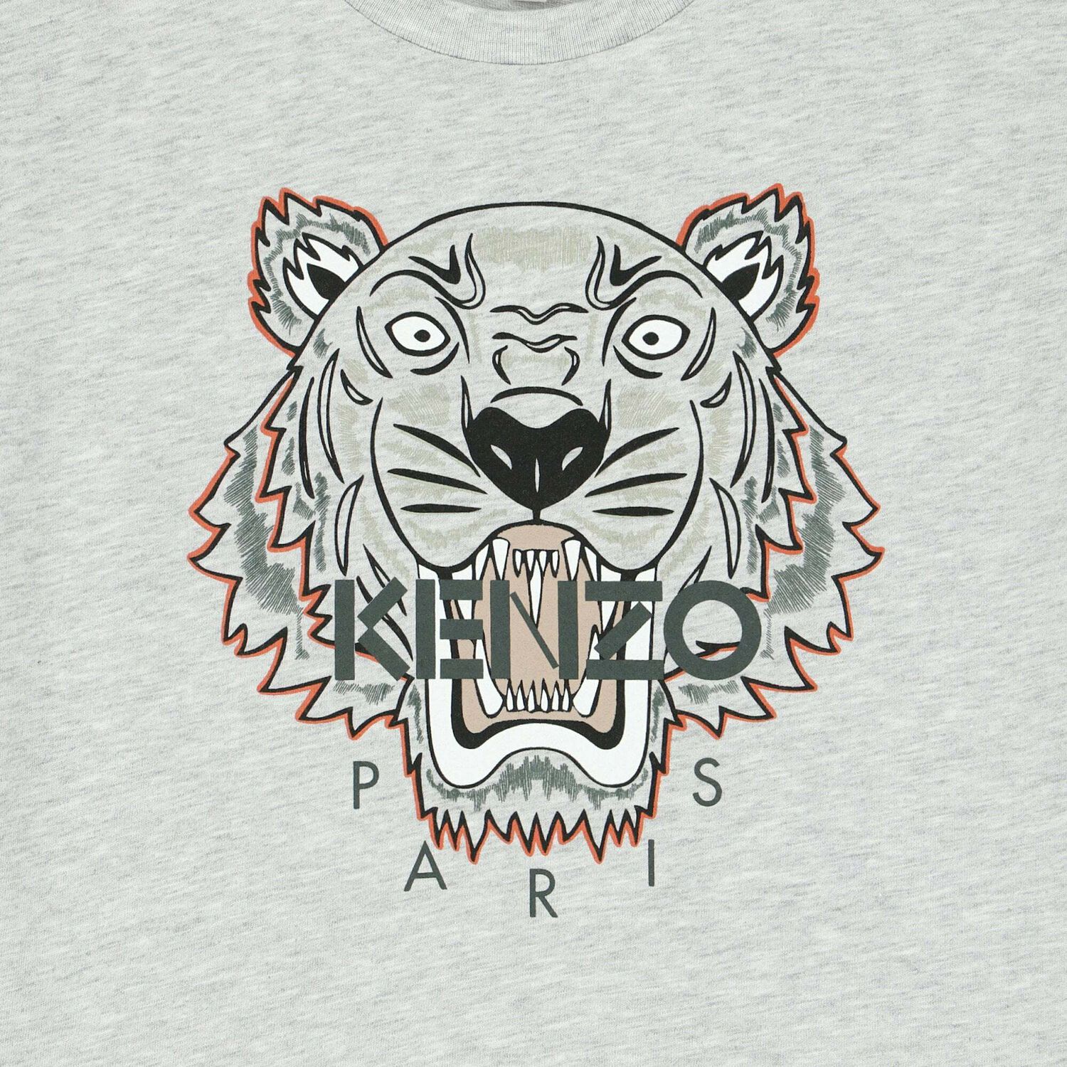 Boys Grey Logo Tiger T-Shirt, 1, hi-res image number null