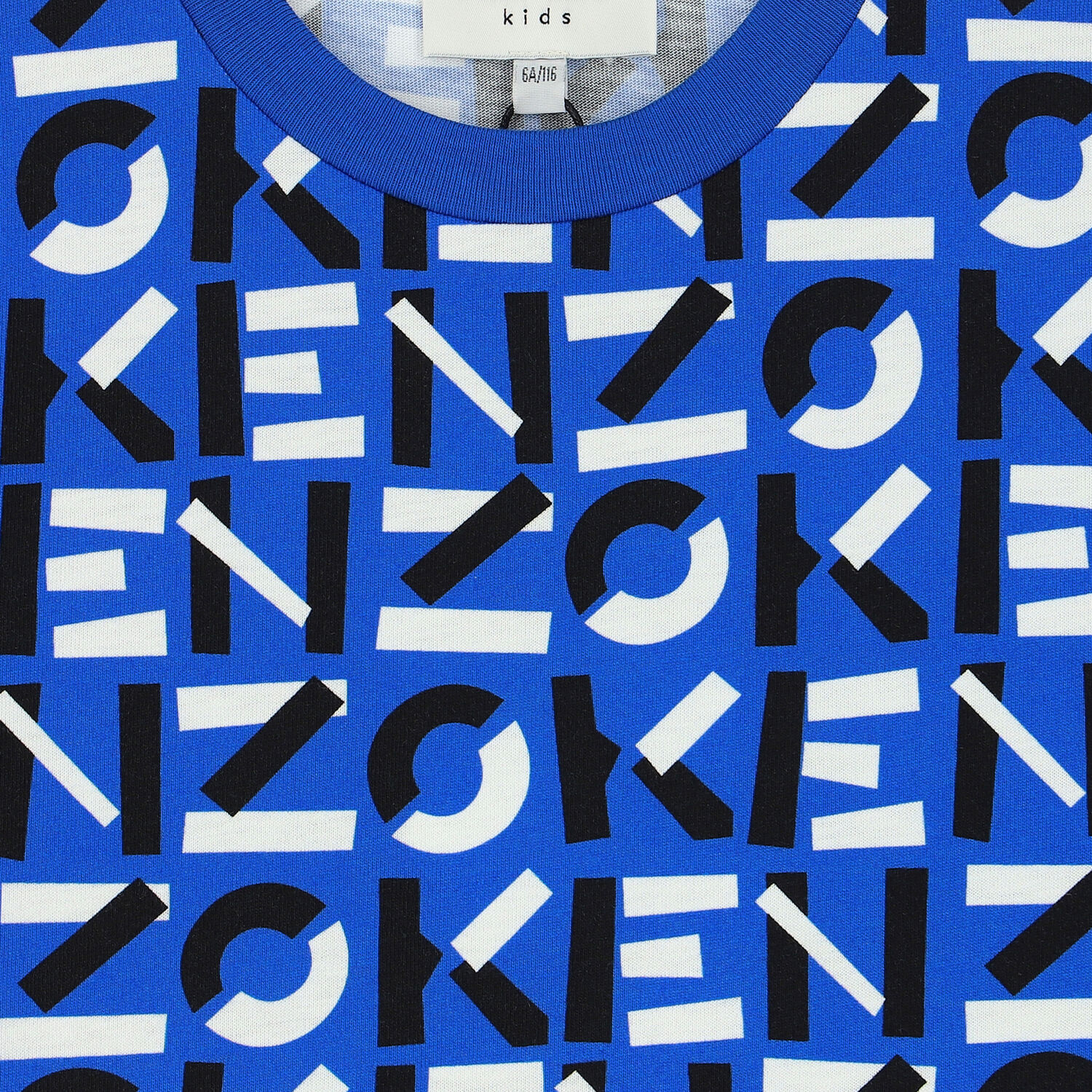 Boys Blue & White Logo T-Shirt, 1, hi-res