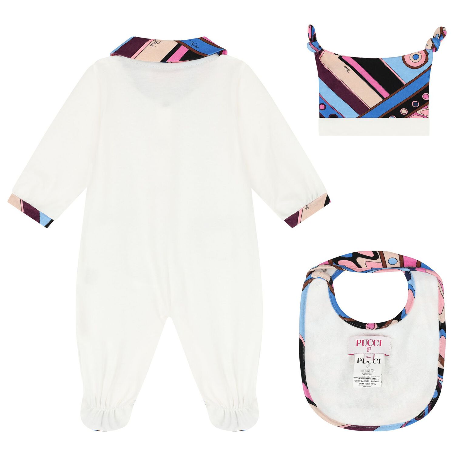 Baby Girls Ivory Vivara Babygrow Gift Set, 1, hi-res image number null
