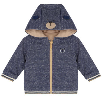Baby Boys Reversible Zip Up Hoodie