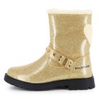 Girls Gold Glitters Boots, 1, hi-res
