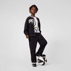 Boys Black Logo Trousers, 1, hi-res