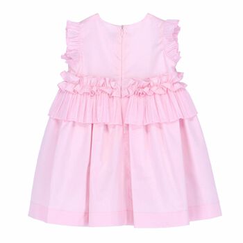 Younger Girls Pink Frill Dress