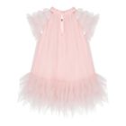 Baby Girls Pink Glitters Tulle Dress Set, 1, hi-res
