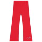 Girls Red Logo Bow Trouser Set, 1, hi-res