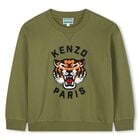 Green Tiger Logo Sweatshirt, 3, hi-res