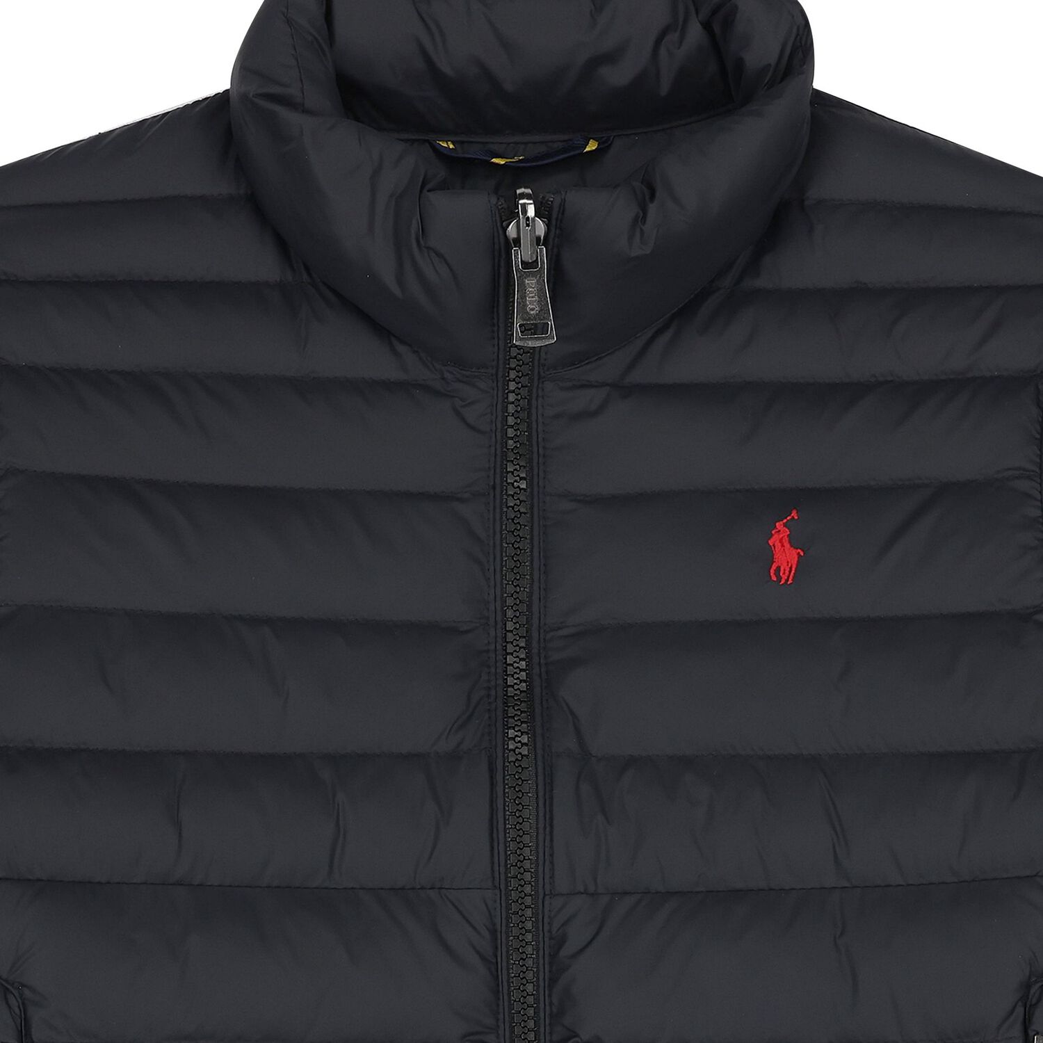 Boys Black Logo Puffer Jacket, 1, hi-res image number null