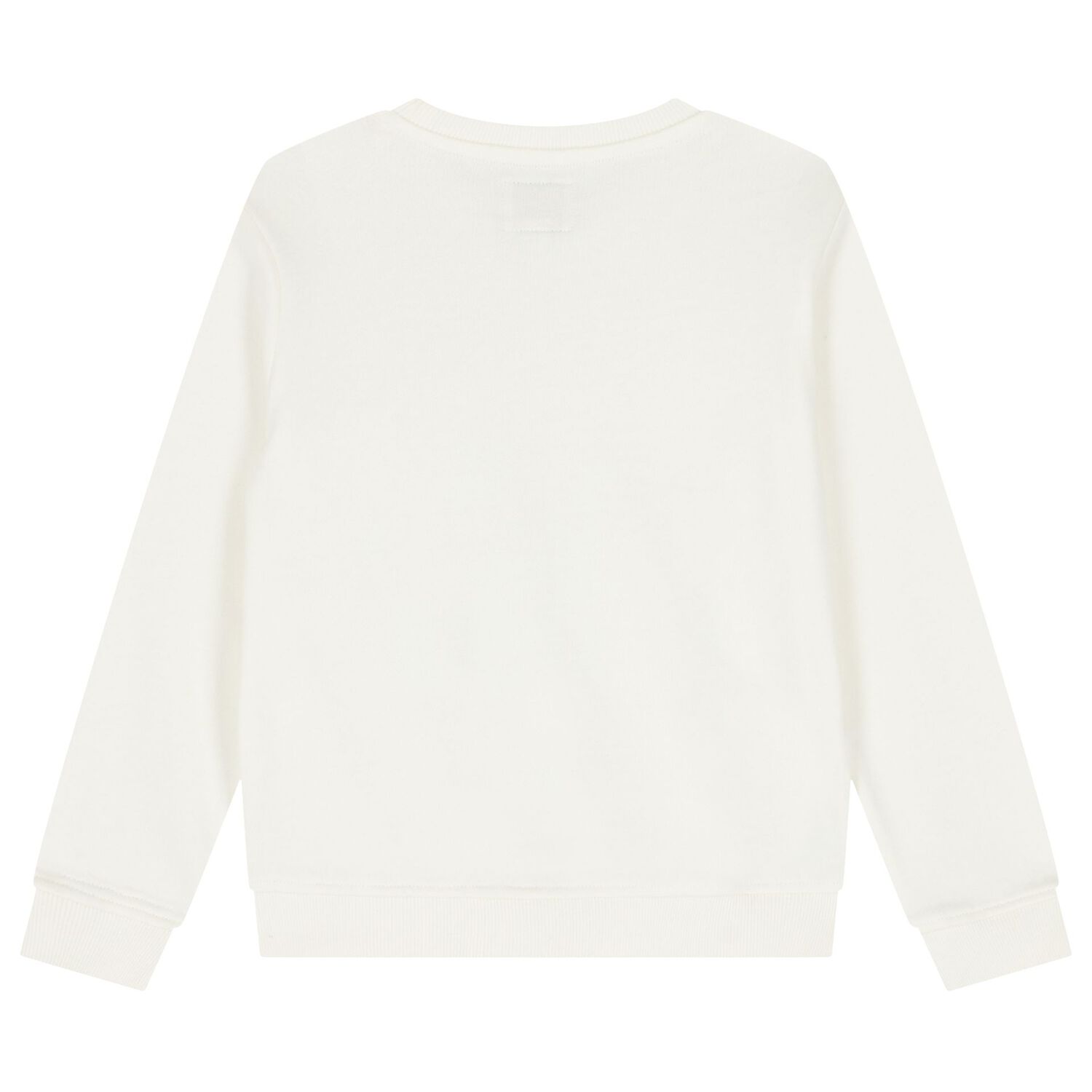 Boys Ivory Teddy Bear Logo Sweatshirt, 1, hi-res