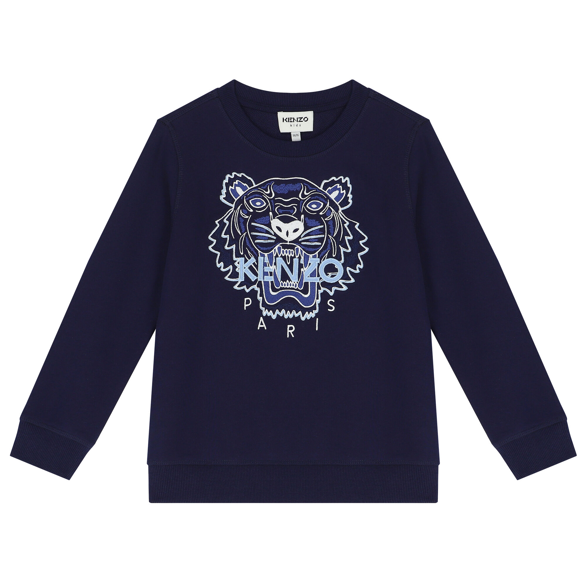 KENZO KIDS Boys Navy Tiger Sweatshirt Junior Couture