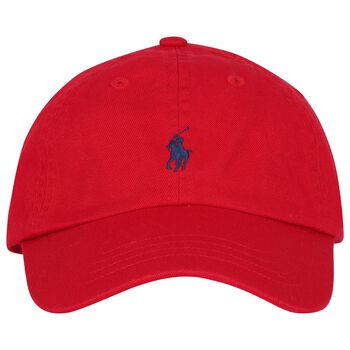 Boys Red Logo Hat 