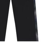 Boys Mini Me Black Zig Zag Logo Joggers, 1, hi-res