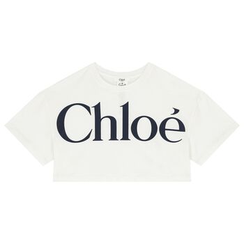 Girls Ivory Logo T-Shirt