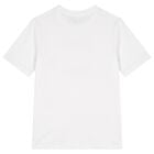 Boys White Logo T-Shirt, 1, hi-res