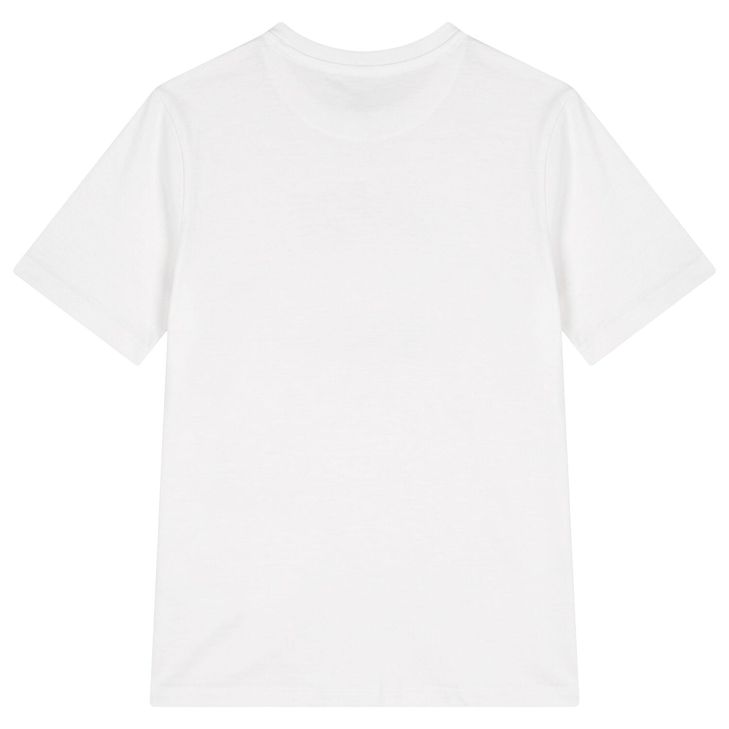 Boys White Logo T-Shirt, 1, hi-res