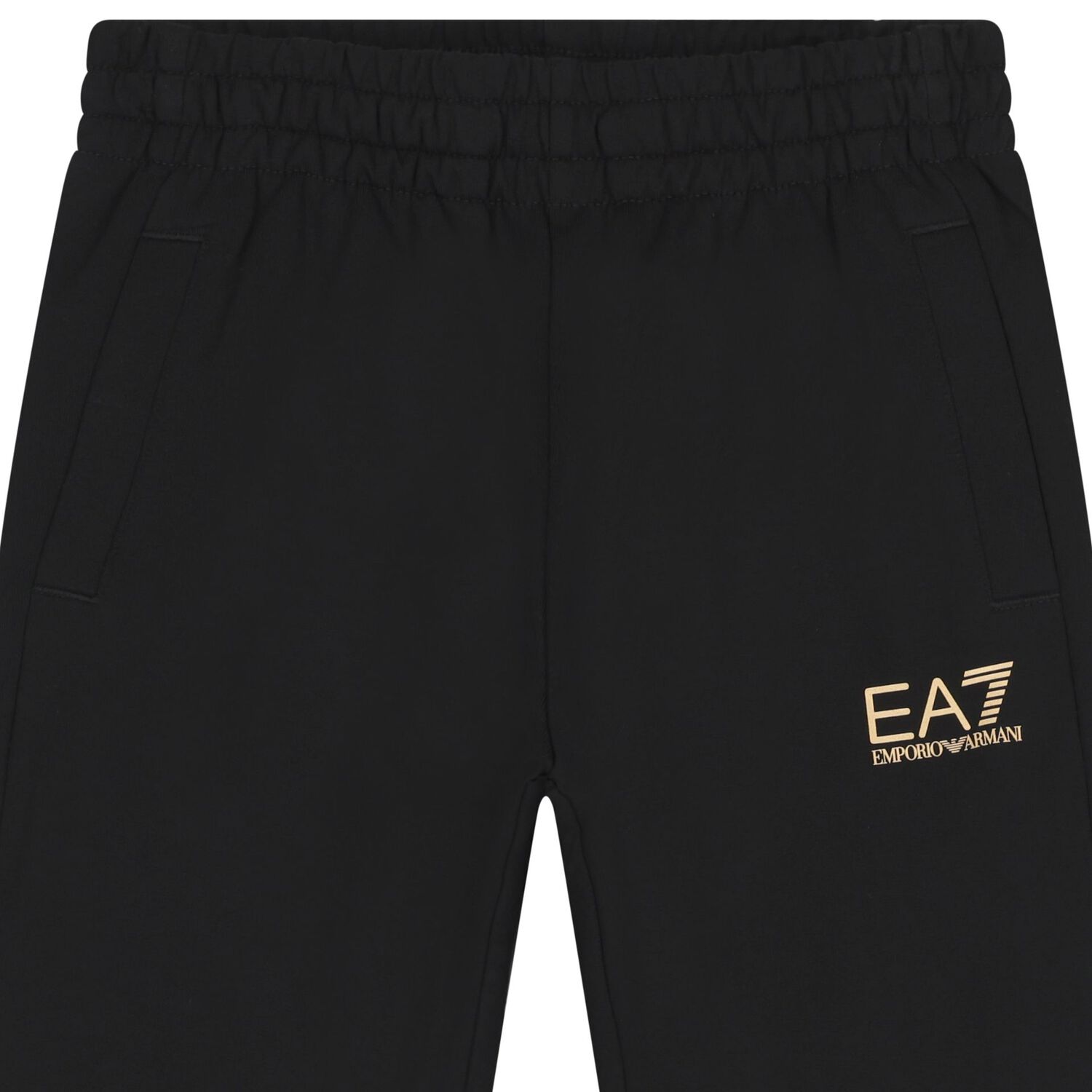 Boys Black Logo Joggers, 1, hi-res