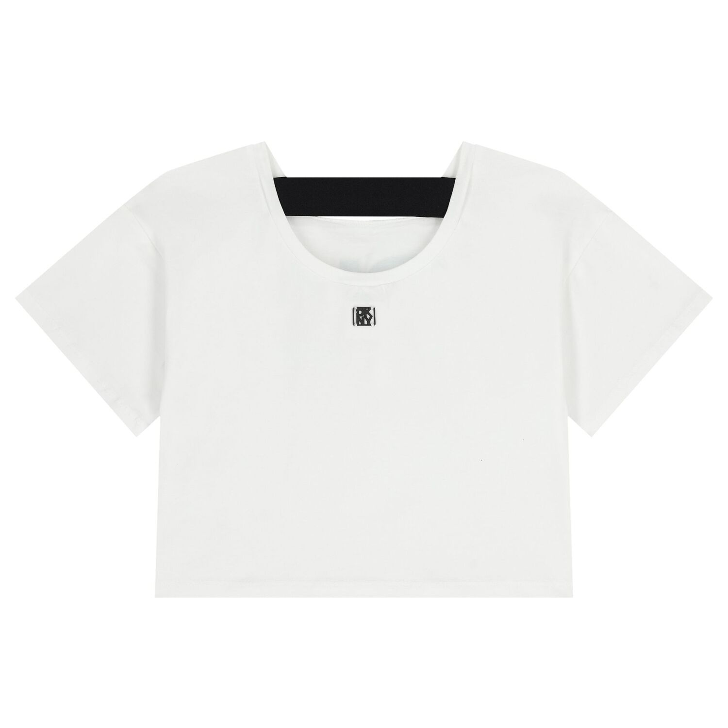 Girls White Logo T-Shirt, 1, hi-res
