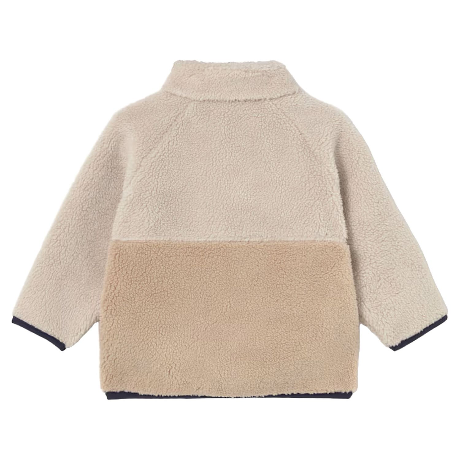 Younger Boys Beige Racoon Jacket, 1, hi-res