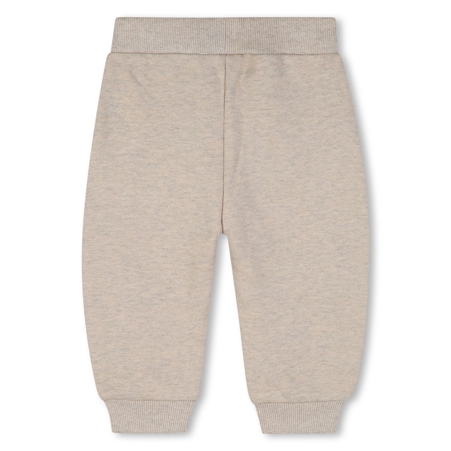 Younger Boys Beige & Navy Blue Tiger Logo Tracksuit, 1, hi-res