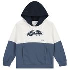 Boys Ivory & Blue Tracksuit Set ( 3 Piece ), 1, hi-res