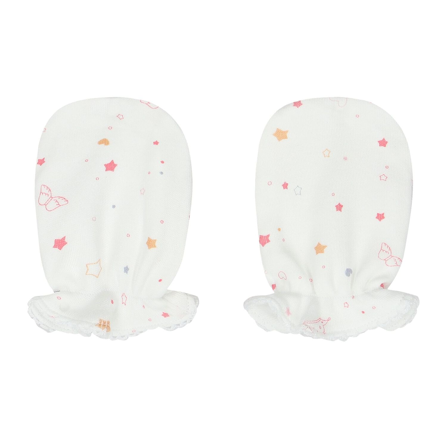 Baby Girls White Star & Crown 5 Piece Gift Set, 1, hi-res image number null