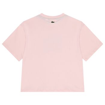 Girls Pink Logo T-Shirt