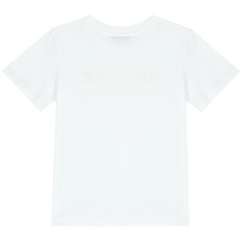 White & Gold Logo T-Shirt