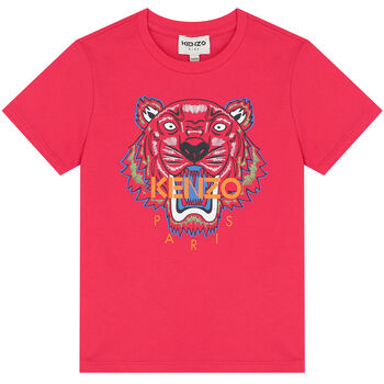 Girls Pink Tiger T-Shirt