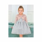 Girls Pink Bolero Cardigan, 1, hi-res