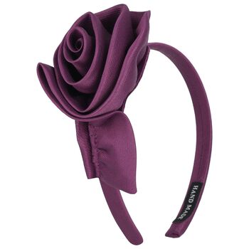 Mama Luma Girls Purple Rose Headband, 1 Girls Purple Rose Headband