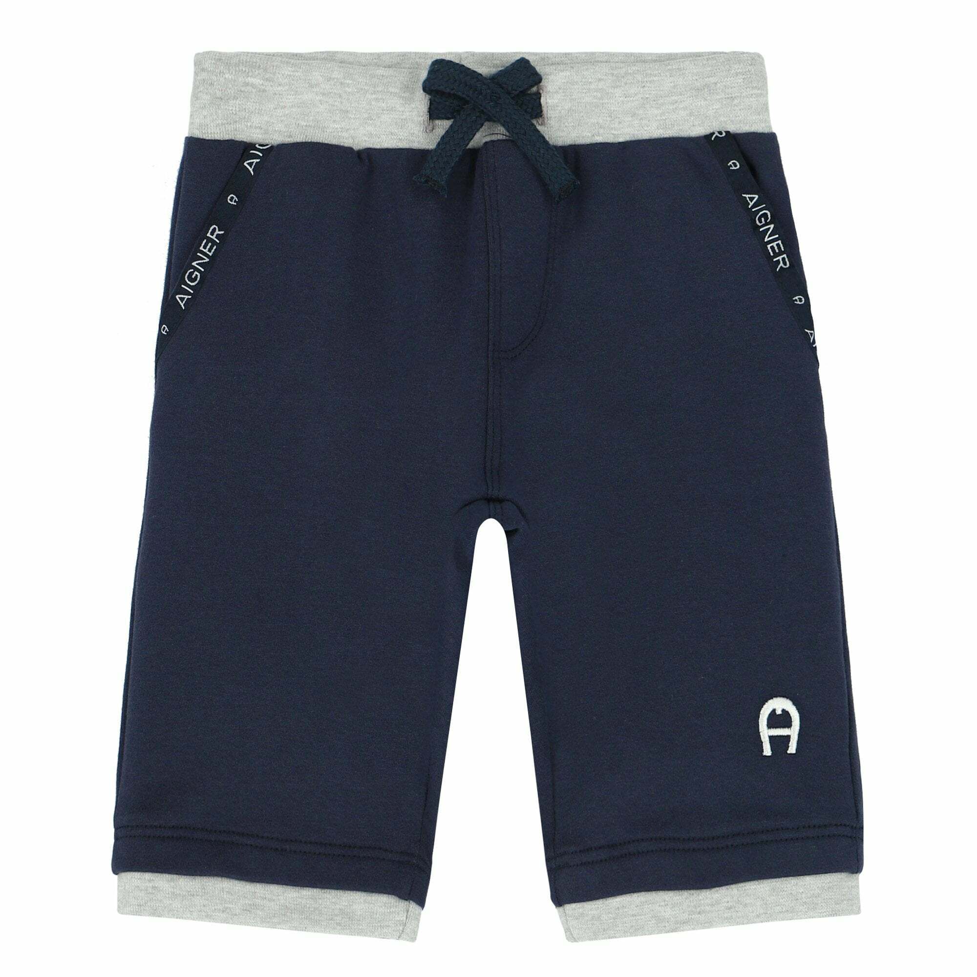 Navy jersey shorts boys shop