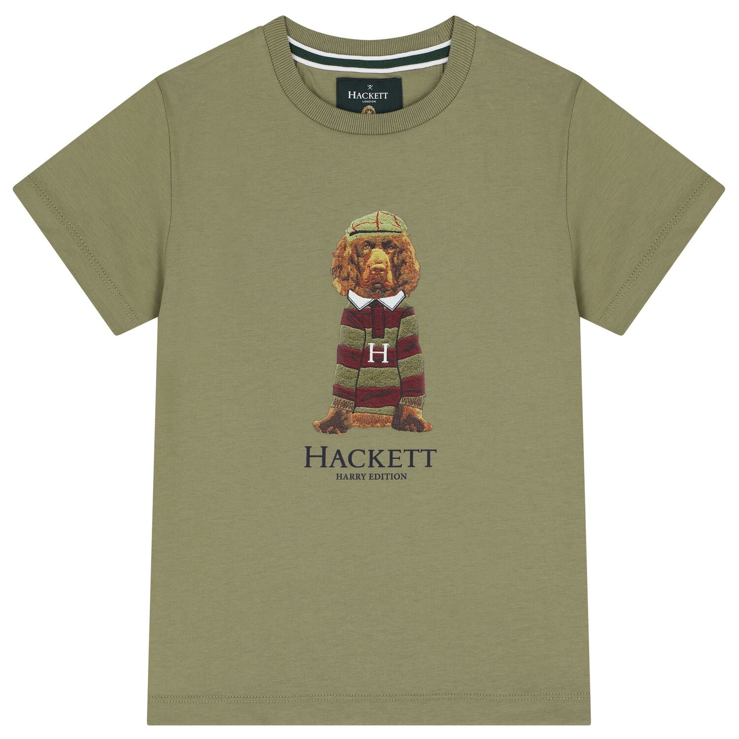 Boys Green Harry Logo T-Shirt , 2, hi-res
