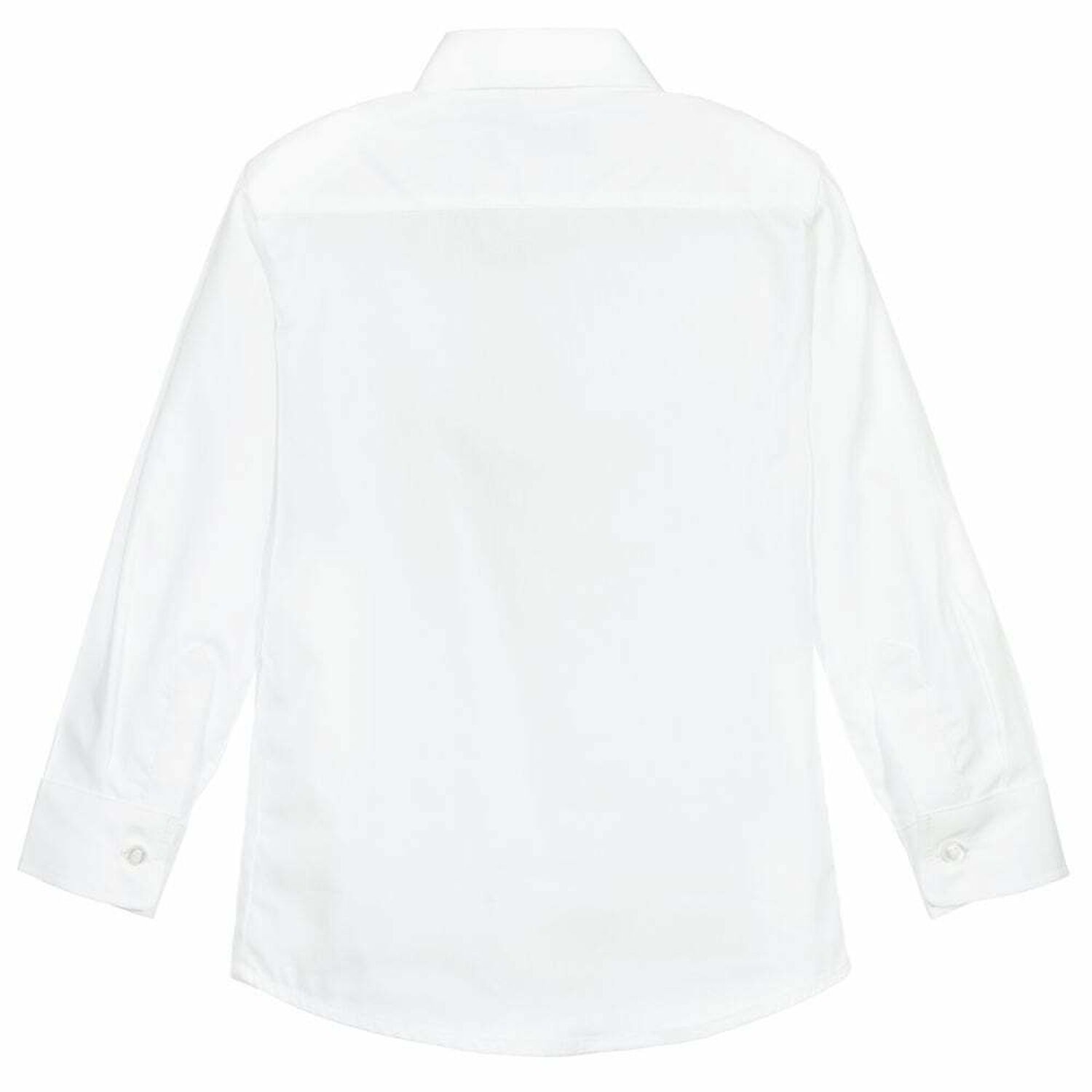 Boys White Logo Shirt, 1, hi-res
