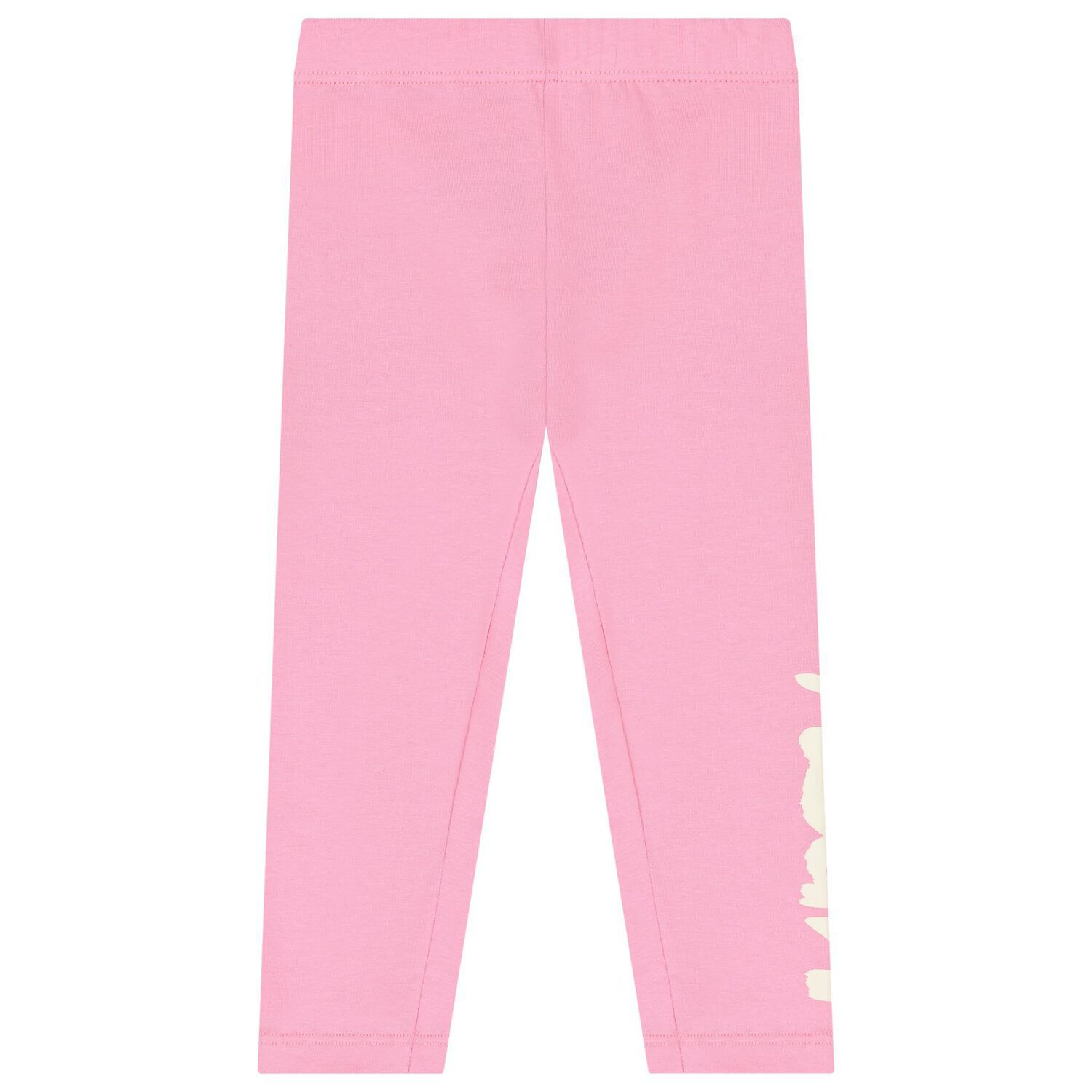 Younger Girls Pink Logo Leggings, 1, hi-res image number null
